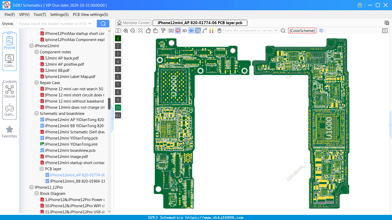IPhone12mini_AP 820-01774-06 PCB Layer